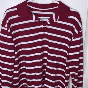 Collared long sleeve